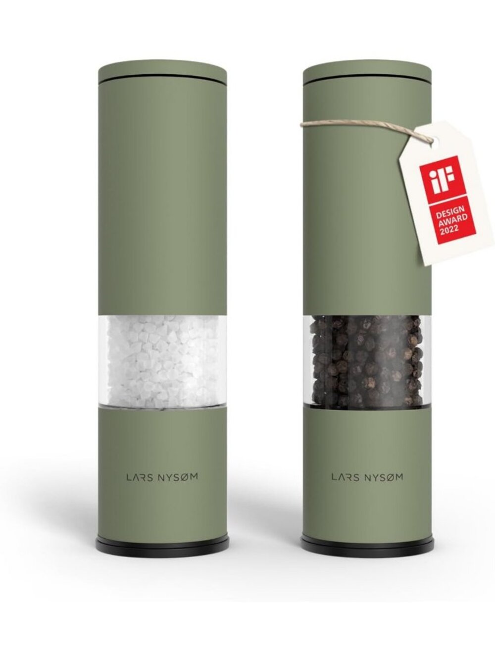 Elegant Manual Salt and Pepper Grinder Set - Adjustable Ceramic Mills for